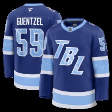 Игровая джерси Tampa Bay Lightning Jake Guentzel Fanatics Blue 2026 NHL Stadium Series Premium