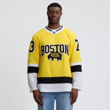 Boston Bruins Charlie McAvoy Fanatics Gold 2026 NHL Stadium Series Premium Jersey