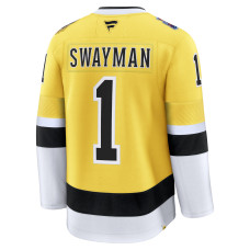 Джерси Boston Bruins Jeremy Swayman Fanatics Gold 2026 NHL Stadium Series Premium