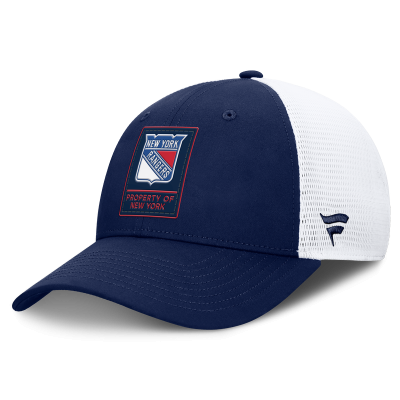 Бейсболка New York Rangers Fanatics Navy/White Authentic Pro Train Meshback