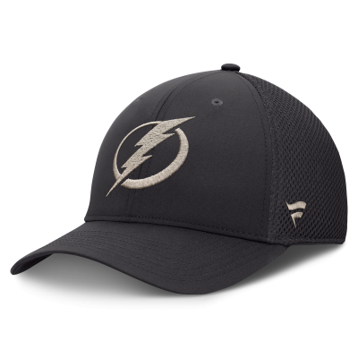Бейсболка Tampa Bay Lightning Fanatics Charcoal Road Meshback Stretch