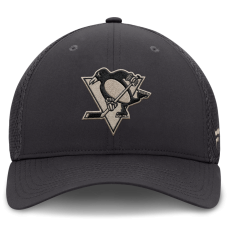 Бейсболка Pittsburgh Penguins Fanatics Charcoal Road Meshback Stretch Бейсболка Pittsburgh Penguins Fanatics Charcoal Road Meshback Stretch