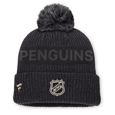Шапка с помпоном Pittsburgh Penguins Fanatics Charcoal Road Phantom Cuffed Шапка с помпоном Pittsburgh Penguins Fanatics Charcoal Road Phantom Cuffed