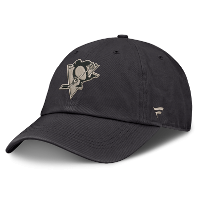 Бейсболка Pittsburgh Penguins Fanatics Charcoal Road Phantom Washed