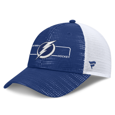 Бейсболка Tampa Bay Lightning Fanatics Blue Authentic Pro Rink Boxed Logo