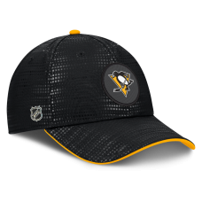 Бейсболка Pittsburgh Penguins Fanatics Black Authentic Pro Rink Debossed Stretch Fit Бейсболка Pittsburgh Penguins Fanatics Black Authentic Pro Rink Debossed Stretch Fit