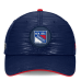 Бейсболка New York Rangers Fanatics Navy Authentic Pro Rink Debossed Stretch Fit