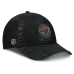 Бейсболка Minnesota Wild Fanatics Black Authentic Pro Rink Debossed Stretch Fit