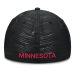 Бейсболка Minnesota Wild Fanatics Black Authentic Pro Rink Debossed Stretch Fit