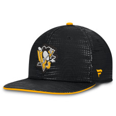 Бейсболка Pittsburgh Penguins Fanatics Black Authentic Pro Rink Square Visor Бейсболка Pittsburgh Penguins Fanatics Black Authentic Pro Rink Square Visor