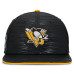 Бейсболка Pittsburgh Penguins Fanatics Black Authentic Pro Rink Square Visor