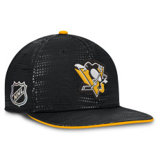 Бейсболка Pittsburgh Penguins Fanatics Black Authentic Pro Rink Square Visor Бейсболка Pittsburgh Penguins Fanatics Black Authentic Pro Rink Square Visor