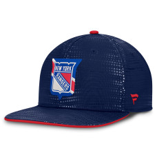 Бейсболка New York Rangers Fanatics Navy Authentic Pro Rink Square Visor Бейсболка New York Rangers Fanatics Navy Authentic Pro Rink Square Visor
