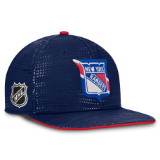 Бейсболка New York Rangers Fanatics Navy Authentic Pro Rink Square Visor Бейсболка New York Rangers Fanatics Navy Authentic Pro Rink Square Visor