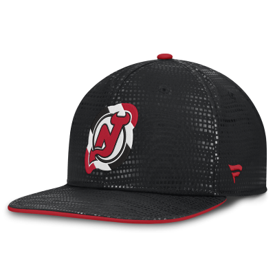 Джерси New Devils Fanatics Black Authentic Pro Rink Square Visor Snapback Hat