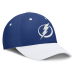 Бейсболка Tampa Bay Lightning Fanatics Blue/White Authentic Pro Rink Stretch