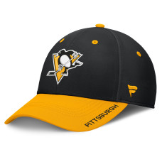 Бейсболка Pittsburgh Penguins Fanatics Black/Gold Authentic Pro Rink Stretch Бейсболка Pittsburgh Penguins Fanatics Black/Gold Authentic Pro Rink Stretch