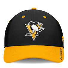 Бейсболка Pittsburgh Penguins Fanatics Black/Gold Authentic Pro Rink Stretch Бейсболка Pittsburgh Penguins Fanatics Black/Gold Authentic Pro Rink Stretch