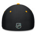 Бейсболка Pittsburgh Penguins Fanatics Black/Gold Authentic Pro Rink Stretch