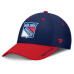 Бейсболка New York Rangers Fanatics Navy/Red Authentic Pro Rink Stretch