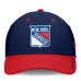 Бейсболка New York Rangers Fanatics Navy/Red Authentic Pro Rink Stretch