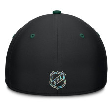 Бейсболка Minnesota Wild Fanatics Black/Green Authentic Pro Rink Stretch Бейсболка Minnesota Wild Fanatics Black/Green Authentic Pro Rink Stretch