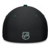 Бейсболка Minnesota Wild Fanatics Black/Green Authentic Pro Rink Stretch