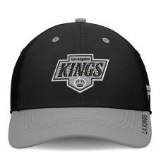 Бейсболка Los Angeles Kings Fanatics Black/Gray Authentic Pro Rink Stretch Бейсболка Los Angeles Kings Fanatics Black/Gray Authentic Pro Rink Stretch
