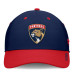 Бейсболка Florida Panthers Fanatics Navy/Red Authentic Pro Rink Stretch