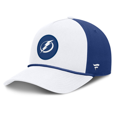 Бейсболка Tampa Bay Lightning Fanatics White Authentic Pro Rink A-Frame