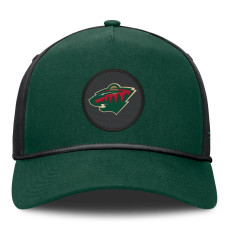 Бейсболка Minnesota Wild Fanatics Green Authentic Pro Rink A-Frame