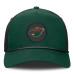 Бейсболка Minnesota Wild Fanatics Green Authentic Pro Rink A-Frame
