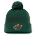 Женская шапка с помпоном Minnesota Wild Fanatics Green Authentic Pro Rink Cuffed Женская шапка с помпоном Minnesota Wild Fanatics Green Authentic Pro Rink Cuffed