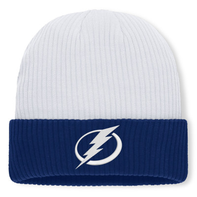 Шапка Tampa Bay Lightning Fanatics White Authentic Pro Rink