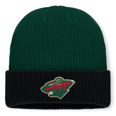 Шапка Minnesota Wild Fanatics Green Authentic Pro Rink Шапка Minnesota Wild Fanatics Green Authentic Pro Rink
