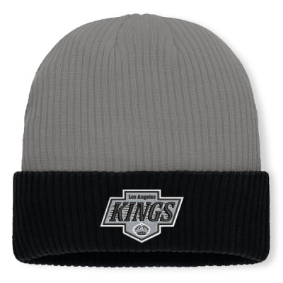 Шапка Los Angeles Kings Fanatics Gray Authentic Pro Rink