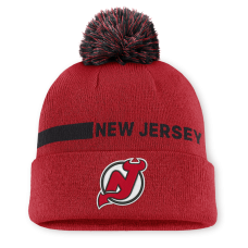 Джерси New Devils Fanatics Red Authentic Pro Rink Cuffed Knit Hat with Pom Джерси New Devils Fanatics Red Authentic Pro Rink Cuffed Knit Hat with Pom