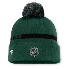 Шапка с помпоном Minnesota Wild Fanatics Green Authentic Pro Rink Cuffed Шапка с помпоном Minnesota Wild Fanatics Green Authentic Pro Rink Cuffed