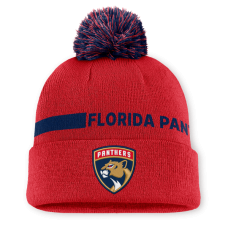 Шапка с помпоном Florida Panthers Fanatics Red Authentic Pro Rink Cuffed Шапка с помпоном Florida Panthers Fanatics Red Authentic Pro Rink Cuffed