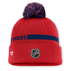 Шапка с помпоном Florida Panthers Fanatics Red Authentic Pro Rink Cuffed Шапка с помпоном Florida Panthers Fanatics Red Authentic Pro Rink Cuffed