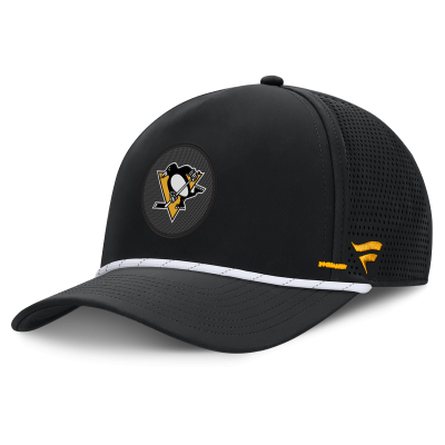 Бейсболка Pittsburgh Penguins Fanatics Black Authentic Pro Rink Vented A-Frame