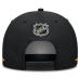 Бейсболка Pittsburgh Penguins Fanatics Black Authentic Pro Rink Bar Tacks A-Frame