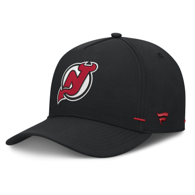 Джерси New Devils Fanatics Black Authentic Pro Rink Bar Tacks A-Frame Adjustable Hat