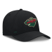 Бейсболка Minnesota Wild Fanatics Black Authentic Pro Rink Bar Tacks A-Frame