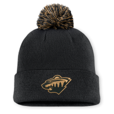 Шапка с помпоном Minnesota Wild Fanatics Black Military Appreciation Authentic Pro Cuffed Шапка с помпоном Minnesota Wild Fanatics Black Military Appreciation Authentic Pro Cuffed