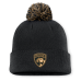 Шапка с помпоном Florida Panthers Fanatics Black Military Appreciation Authentic Pro Cuffed