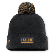 Шапка с помпоном Florida Panthers Fanatics Black Military Appreciation Authentic Pro Cuffed Шапка с помпоном Florida Panthers Fanatics Black Military Appreciation Authentic Pro Cuffed