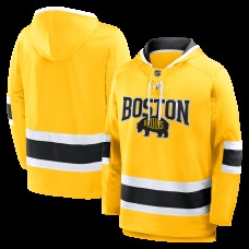 Толстовка Boston Bruins Fanatics Gold 2026 NHL Stadium Series Lace Up