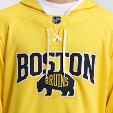 Толстовка Boston Bruins Fanatics Gold 2026 NHL Stadium Series Lace Up