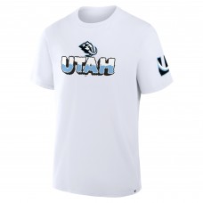 Utah Mammoth Fanatics White Legacy T-Shirt